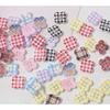 Clover Colored Printed Buttons Handmade Accessories for Children's Clothing Sweaters Decorative Plastic Buttons