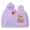 Un Verano Sin Ti Bad Bunny Anime Print Fashion Men'S Casual Hooded Sweater