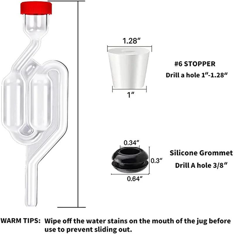 Plastic One-Way Brewing Valve with Lid for Fermentation and Exhaust In Beer and Wine Making
