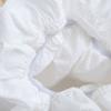 White Detachable Puff Sleeves with Stretch Openings for Off Shoulder Dress Styling and Photo Ready Wear