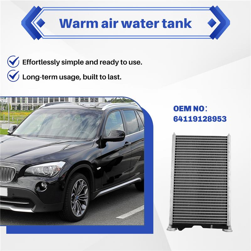 ABLZ-Heater Core Warm Air Water Tank 64119128953 For BMW E80 E81 E82 E84 E88 E90 E91 E92 Heat Exchanger как
