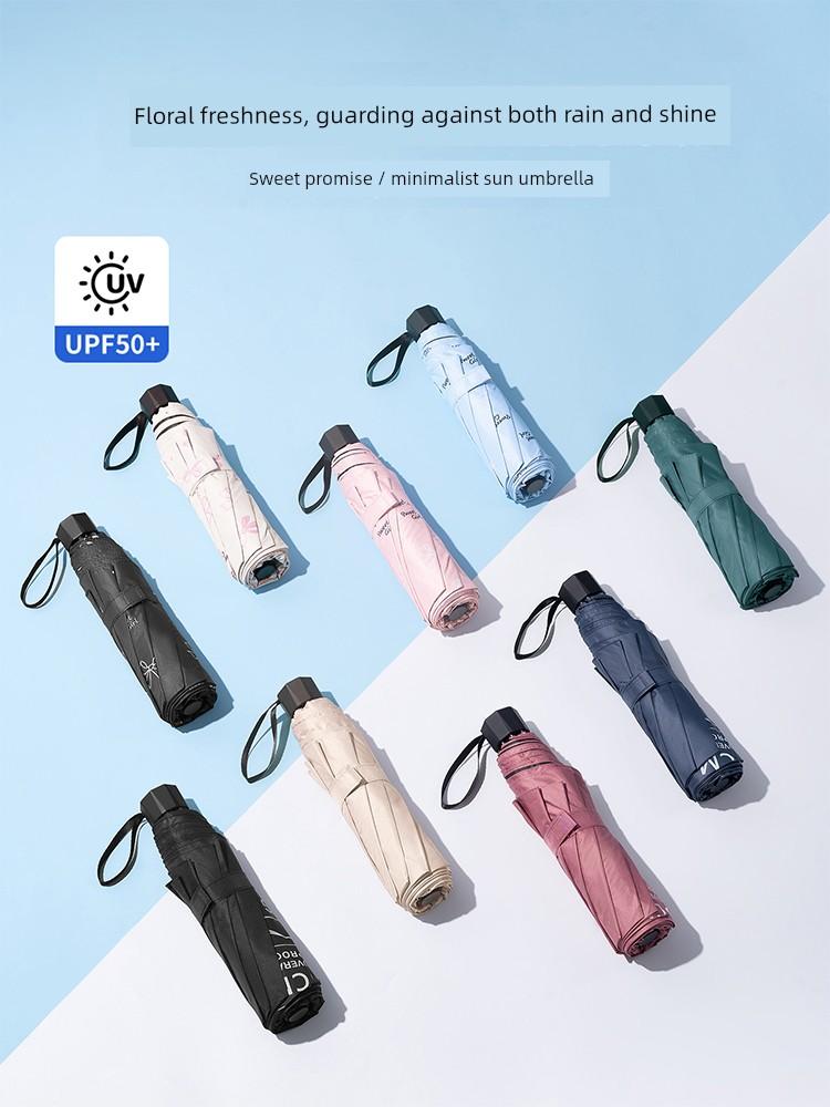 Miniso Sun Protection Umbrella Simple and Sweet Design, Rain or Shine Umbrella, Simple and Stylish Sun and Rain Umbrella