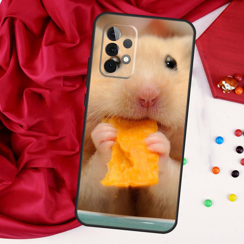 Cute Lovely Pet Hamster Funda For Samsung Galaxy A54 A34 A14 A13 A23 A33 A53 A73 A12 A22 A32 A52 A51 A71 Case