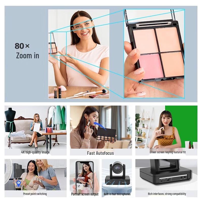 HIKVISION U138RZ 4K 20x Zoom PTZ Live Stream Camera