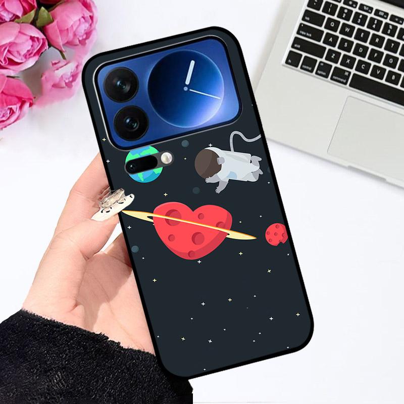 Silikonhülle für Xiaomi 17Pro/17 Pro Max Stoßfeste Handy-Rückseite Niedliche Bemalte Fundas für Xiaomi17 Pro Max Weiche TPU-Schale