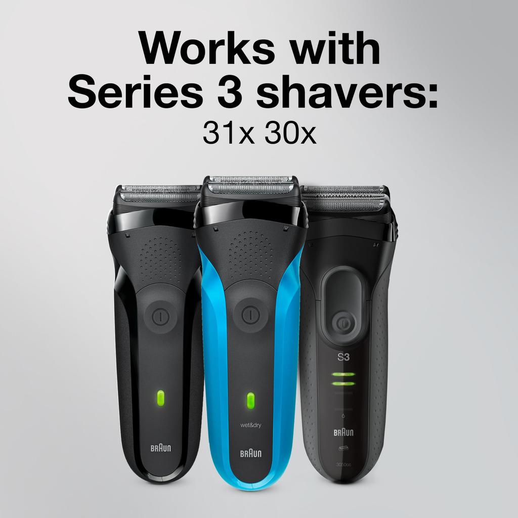 Braun Series 3 21B Replacement Shaving Head Foil and Cutter Block Overseas Version