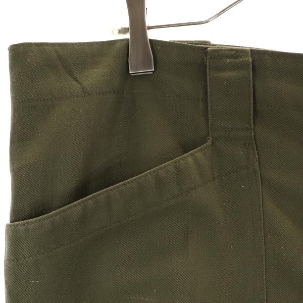 Austrian Army 90s Military Cargo Pants Khaki Button Fly Men's Used