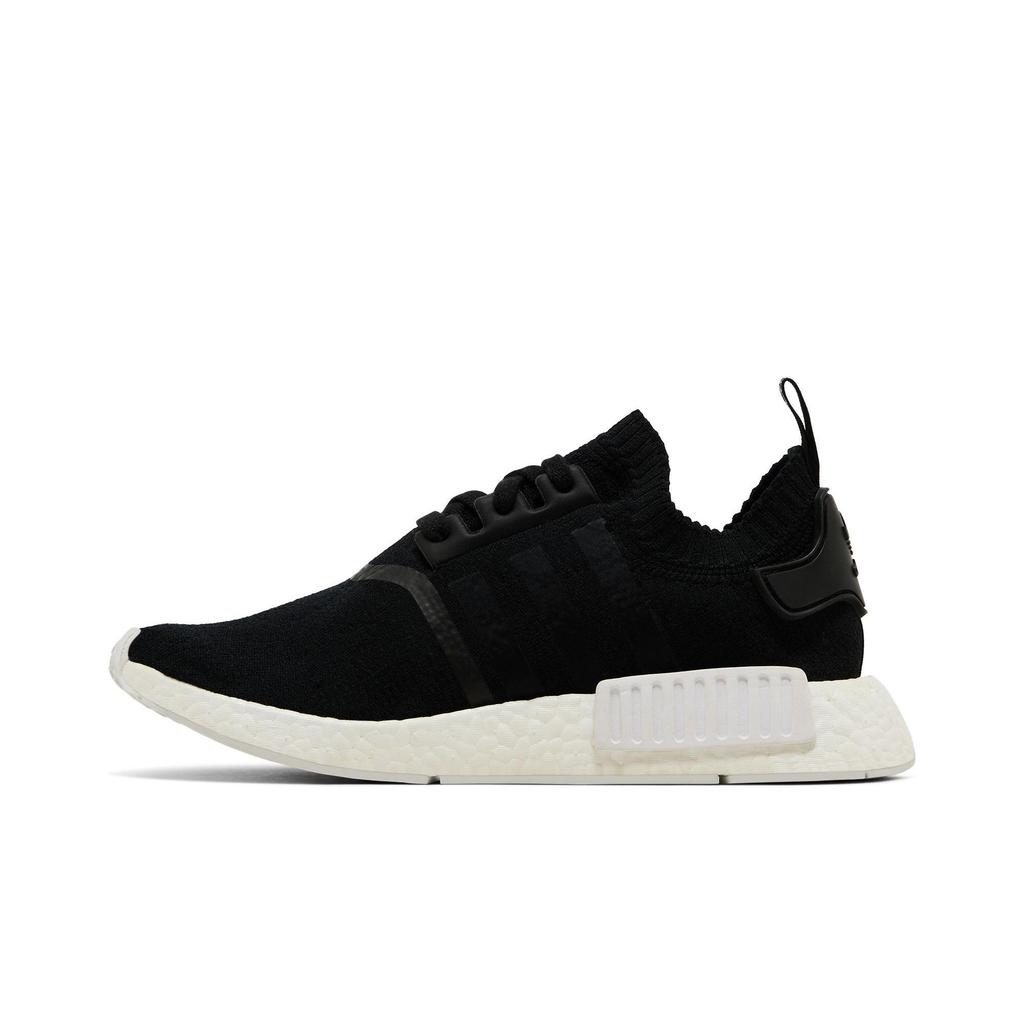adidas NMD_R1 Primeknit 'Monochrome' (Unisex) Core Black / Core Black / Footwear White Casual Shoes BA8629