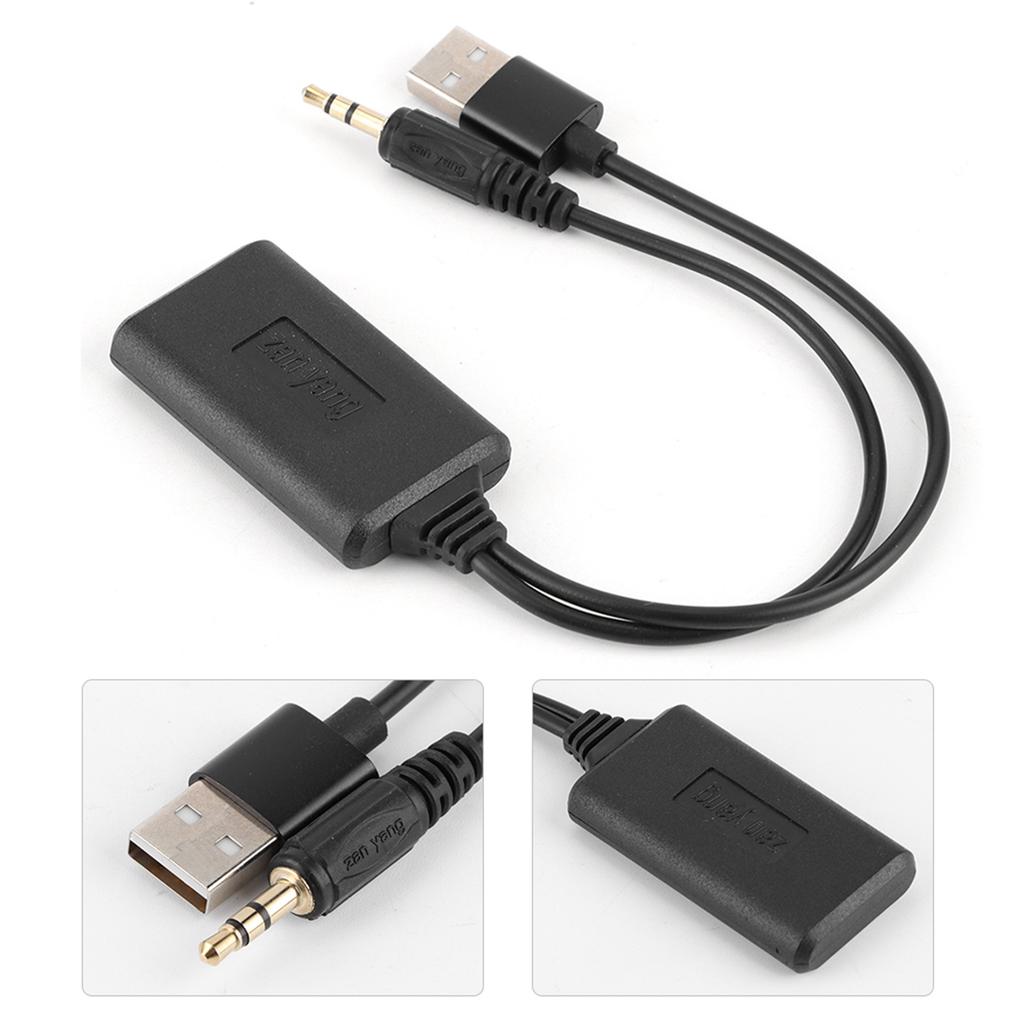 3.5mm 0.14in Car AUX Audio Cable Wireless Bluetooth Receiver Adapter HIFI Stereo Music Auto Accessories