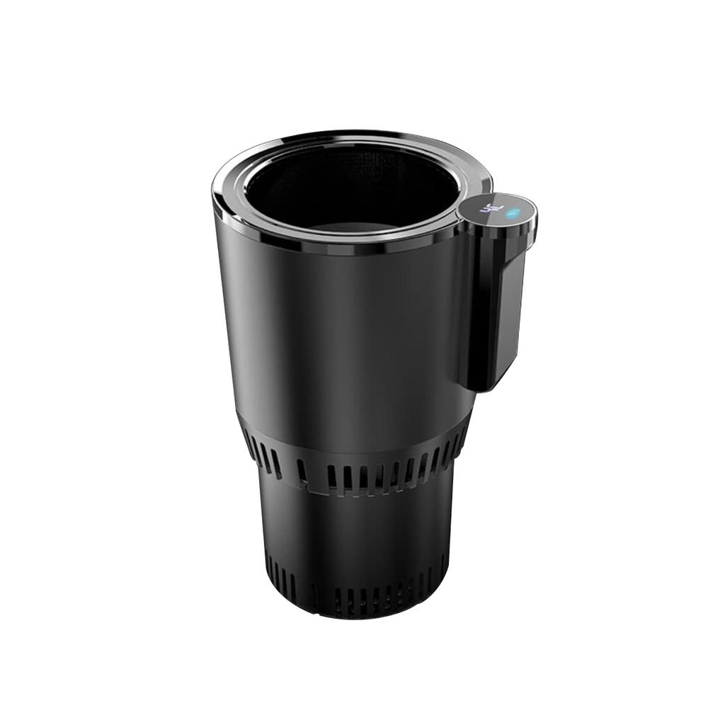 AKI Drink Keeps Drinks Hot and LCD Touch Cup Car Drink Cigarette Lighter Compatible with 12V Car Camping Accessories Holder, Insulated, Cold, Display,