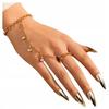 Fingerarmband, Armband, Zirkonia, Perlen