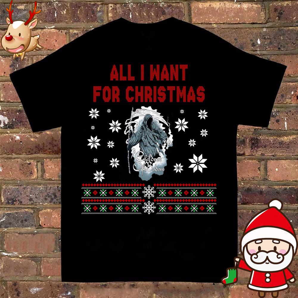 Horké DĚTI BODOMU Kapela Černé Tričko Dárek Vánoční Pro Fanouška NI536 Unisex Tričko