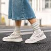 Li Ning Sycee V2 Slip Resistant Cushioning Abrasion Resistant Low Top Skateboard Shoes Women's White Pink AGCU248-3