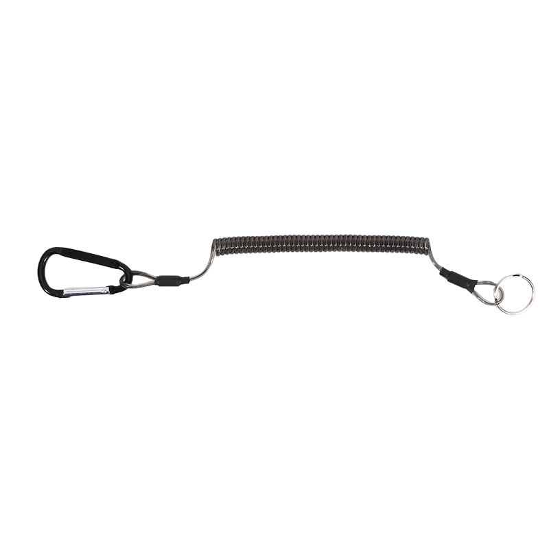 

Wire Slip Rope Mountain Buckle Anti Slip Rope Lure Pliers Fish Control Device Telephone Line Slip Rope Spring Rope One Size чёрный