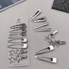 8 Stück Metall Y2K Haarspangen für Frauen Exquisite Entenschnabelklemme Mädchen Haarnadeln Seitenpony Haarspangen Haarclip Mädchen Haarschmuck