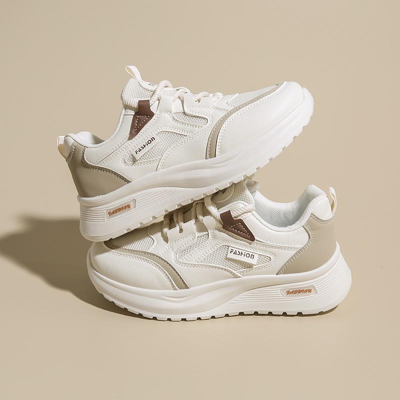 Casual Dad Shoes for Women Chunky Platform Sneakers Comfort Lace-Up Walking Shoes Non-Slip Tennis Sneakers Women's Breathable Athletic Running Shoes