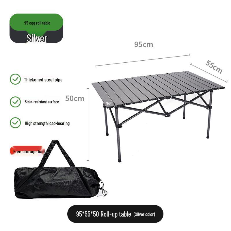 Kakao Friends 95cm Camping Folding Table with Universal Storage Bag