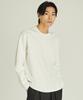 Liua [Signature Cotton] Semi-Overfit Long Sleeve Tee (White)