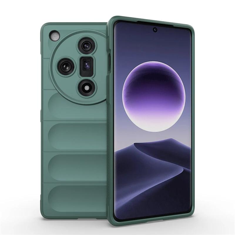 Pro OPPO Find X7 Ultra 5G Zadní kryt pouzdro Měkký silikon Proti pádu Nárazuvzdorný Telefon Funda Coque Pouzdra