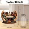 Stabiles Acryl-Abendmahl-Ornament Glaube Inspiriert Schreibtischdekoration für Arbeitszimmer