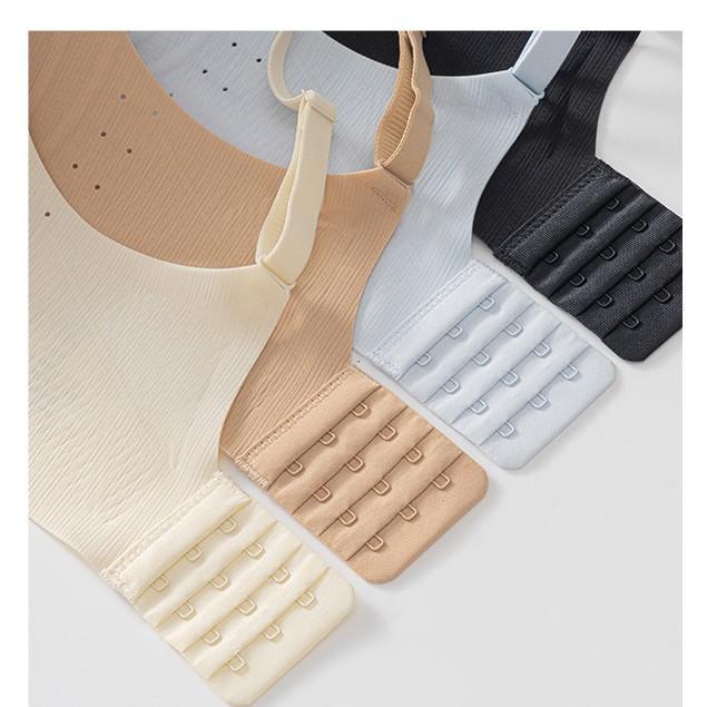Traceless underwear jelly strip soft support lifting cool feeling breathable four-breasted comfortable invisible liquid foundation girl bra