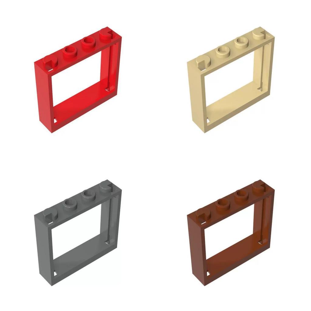 30pcs Building Blocks Technicalal Parts 1x4x3 Window Frame MOC Compatible With Brands Toys for Children 60594