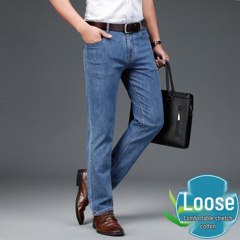 

Men s FMMY2056 Lightweight Casual Straight Leg Jeans 33