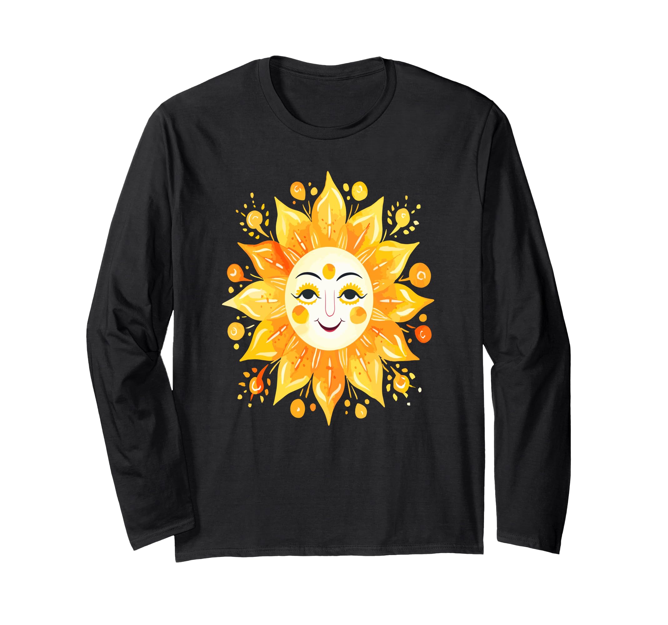 

Футболка с длинным рукавом Sun Sunshine Sun Worshiper Sunbeams Summer