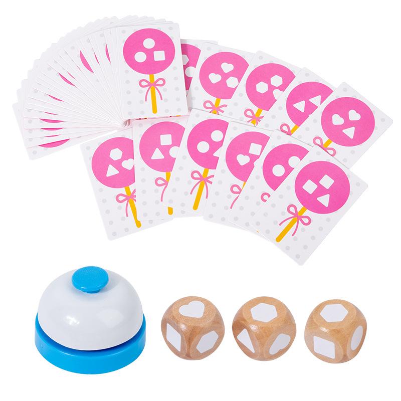 

Parent-Child Interactive Game - Shape Matching Educational Tabletop Puzzle Toy for Children Focus Training Mind-Building Game