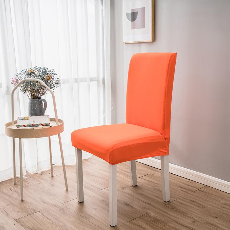 Solid Color Chair Cover Spandex Stretch Slipcovers Chair Chair Covers For Kitchen Dining Room Kitchen Wedding Banquet
