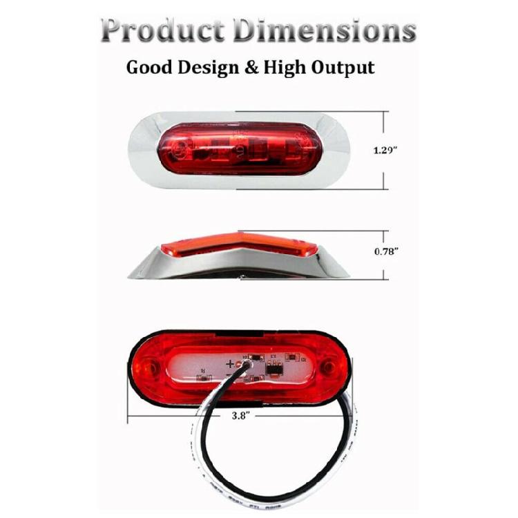 Outdoor LED Light 2Pcs 24V Navigation Lamp Used for Camoer Yacht Indicator Light