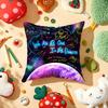 CColdplays Music Band Cushion Cover Plush Fabric Soft DoubleSided Printed Sofa Warm Winter Home Gift Pillow Cover