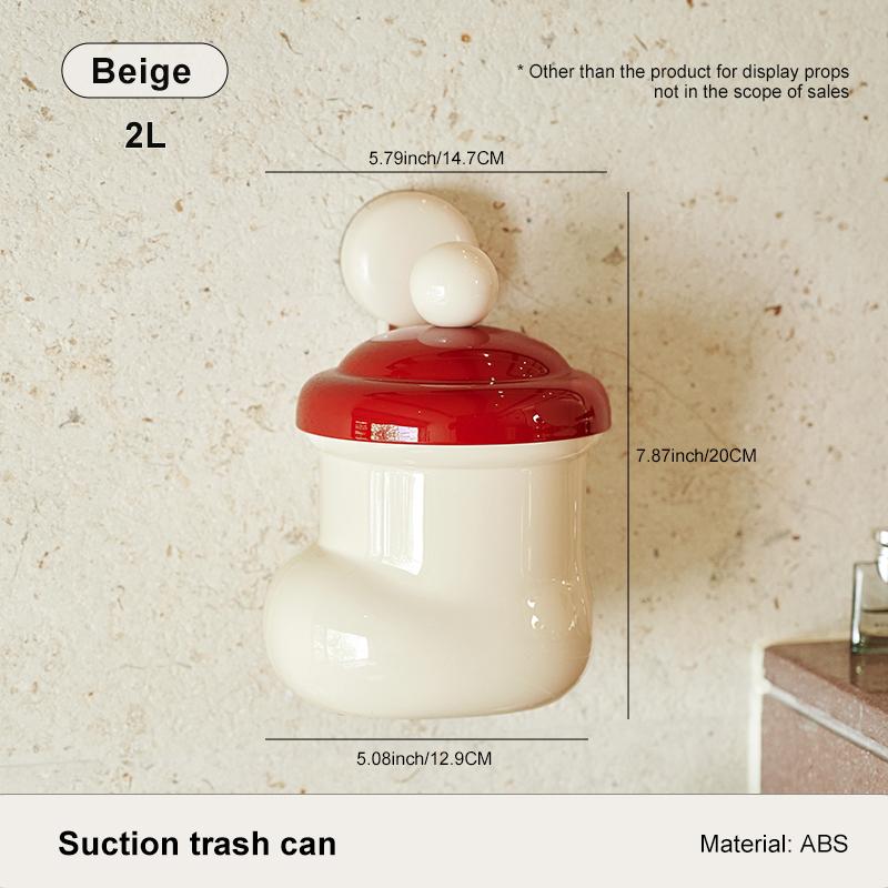 

Рождественский подарокНастенный креативный мусорный бак, бытовая присоска для спальни, настольное ведро для хранения вещей светло-желтого