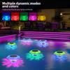 LED Solar Floating Pool Light RGB Waterproof Outdoor Above Ground Pool Lamp For Swimming Pools Party Hot Tub Decor Accessory