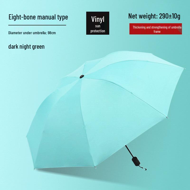 Customized Men's 10-Rib Automatic Sun & Rain Triple Folding Umbrella