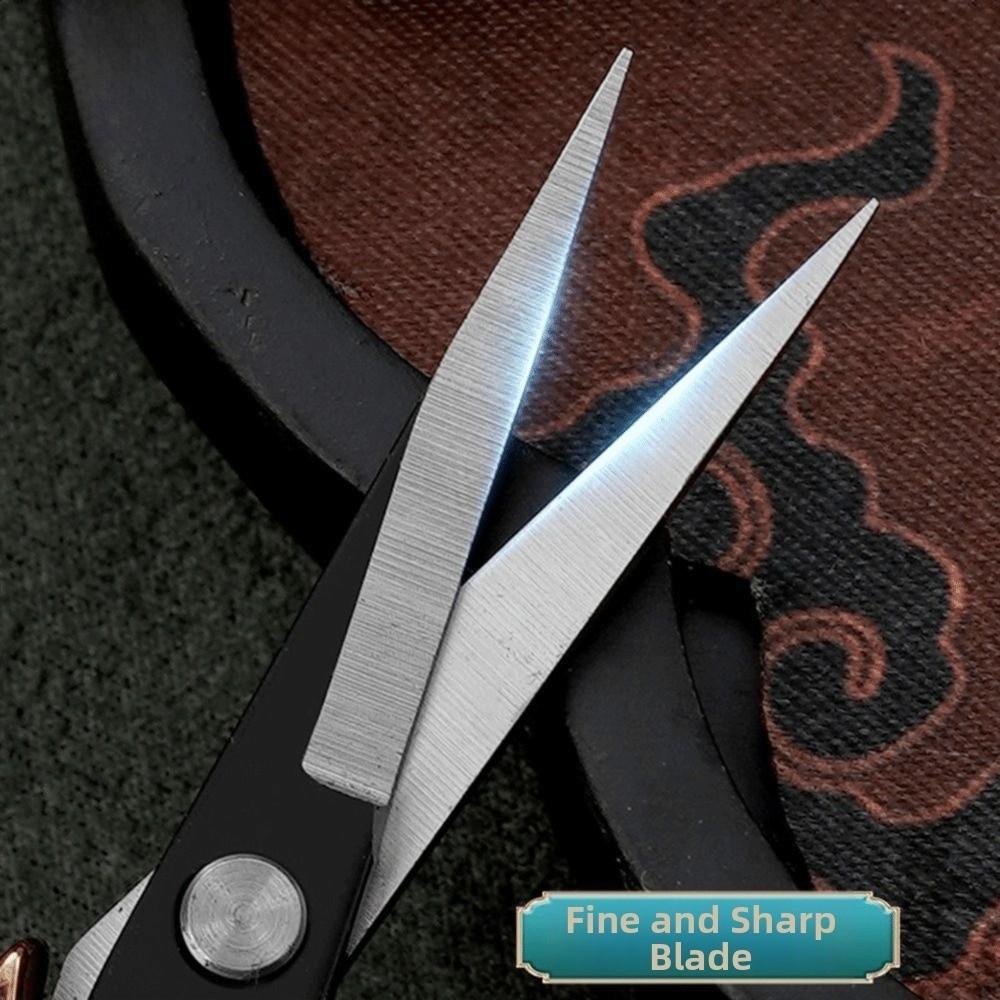 Stainless Steel Tailor Scissors Sharp Blades Rust-resistant Small Hand Scissors Comfortable Grip Non-Slip Handle