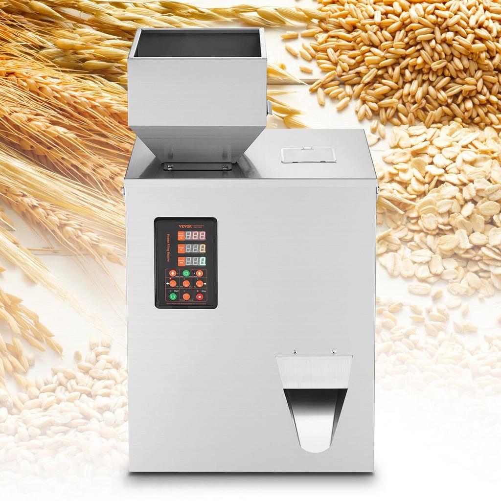 Powder Filling Machine, 0.022-1.1lbs/10-500g, Automatic Intelligent Particle Weighing Filling Machine, Bottle Bag Powder Filler Particle Dispenser for