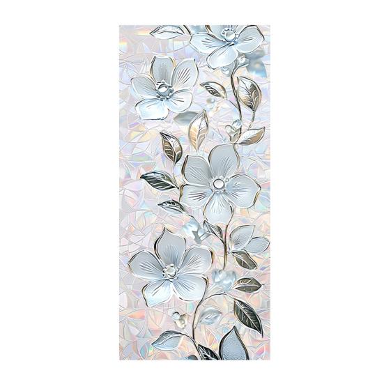 

Static Glass Sticker Privacy Protection Film Softens Light Stickers No Residue Waterproof Scratch-Proof Window Decal for Home Bathroom K