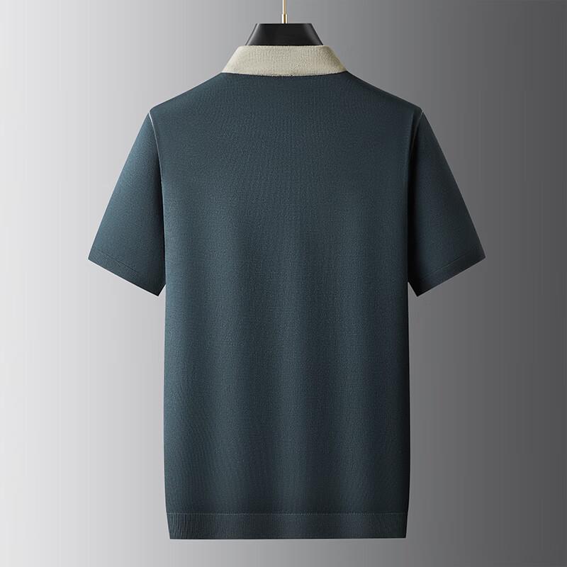 Dibinzze Men's Plus Size Short Sleeve Polo Shirt