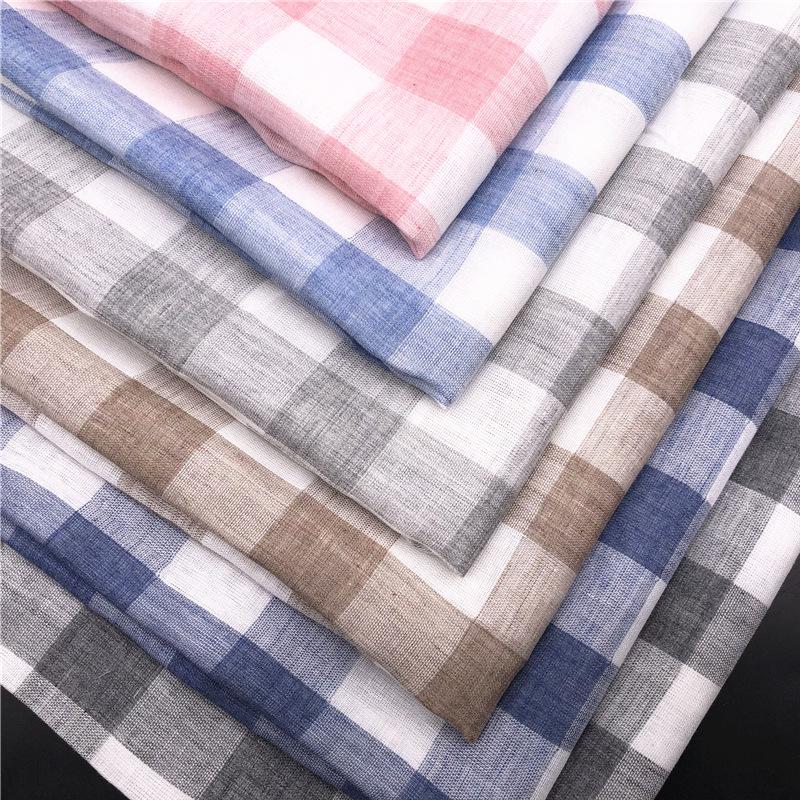 High-Density Yarn-Dyed 50S Cotton Fabric with 0.2CM Stripes for Premium Shirts