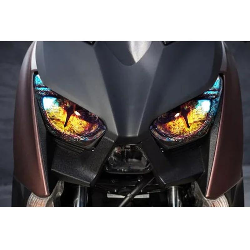 3D Eyes Headlight Decor Sticker For Yamaha Xmax 300 Xmax 250 2017 2018 2019 2020 Years Motorcycle Accessories Headlight Sticker