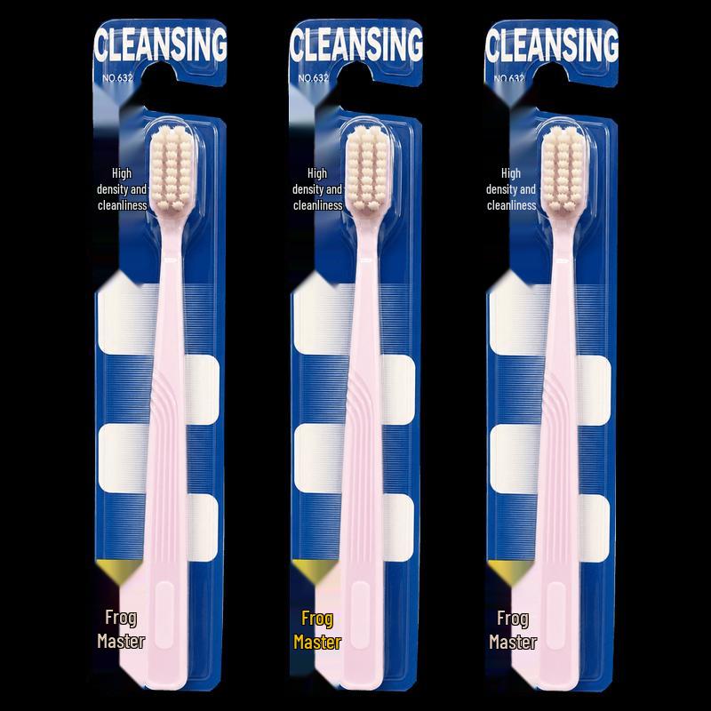 Frog Prince 632 Series Soft Bristle Toothbrush (3-Pack)