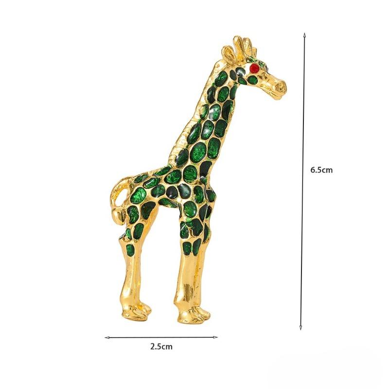 Giraffe Ring Stand Small Figurine Bedroom Diamond-encrusted Decorative Jewelry Box Home Decoration Craft Gift