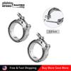 Universal 2pcs 3" V Band Stainless Steel Exhaust Clamp Kit with Mild Steel Flange Male Female For Charge Piping Exhaust Systems