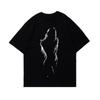 Sexy Beauty Silhouette Print Tshirt Graphic Tshirt High Quality Mens and Womens Short Sleeved Tshirt Mens Sportswear Tops