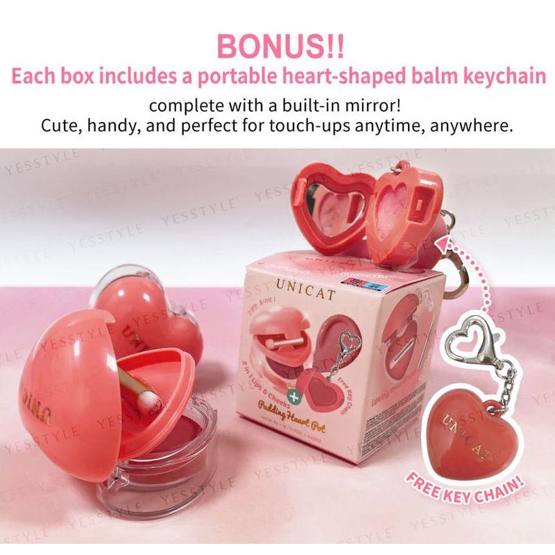 UNICAT - Pudding Herz Topf 2 in 1 Lippen & Wangen Rouge