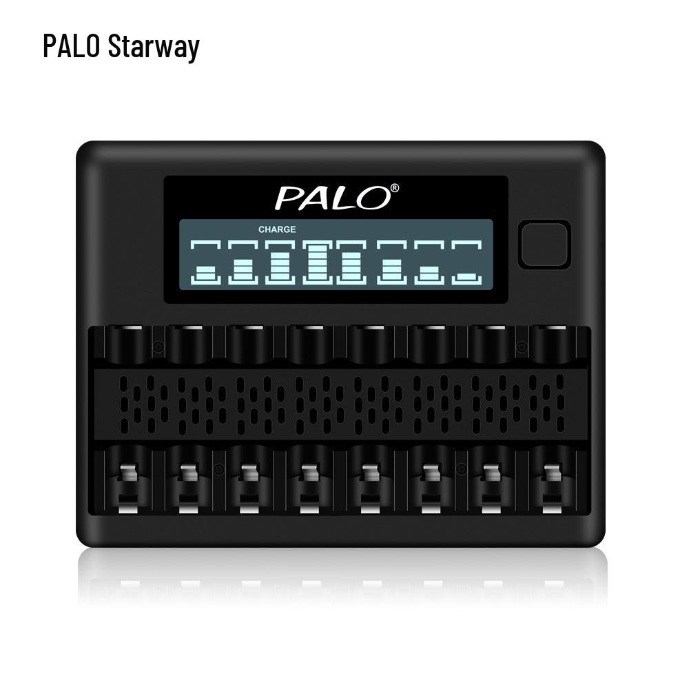 USB 8-Slot LCD Smart Battery Charger for AA/AAA Rechargeables