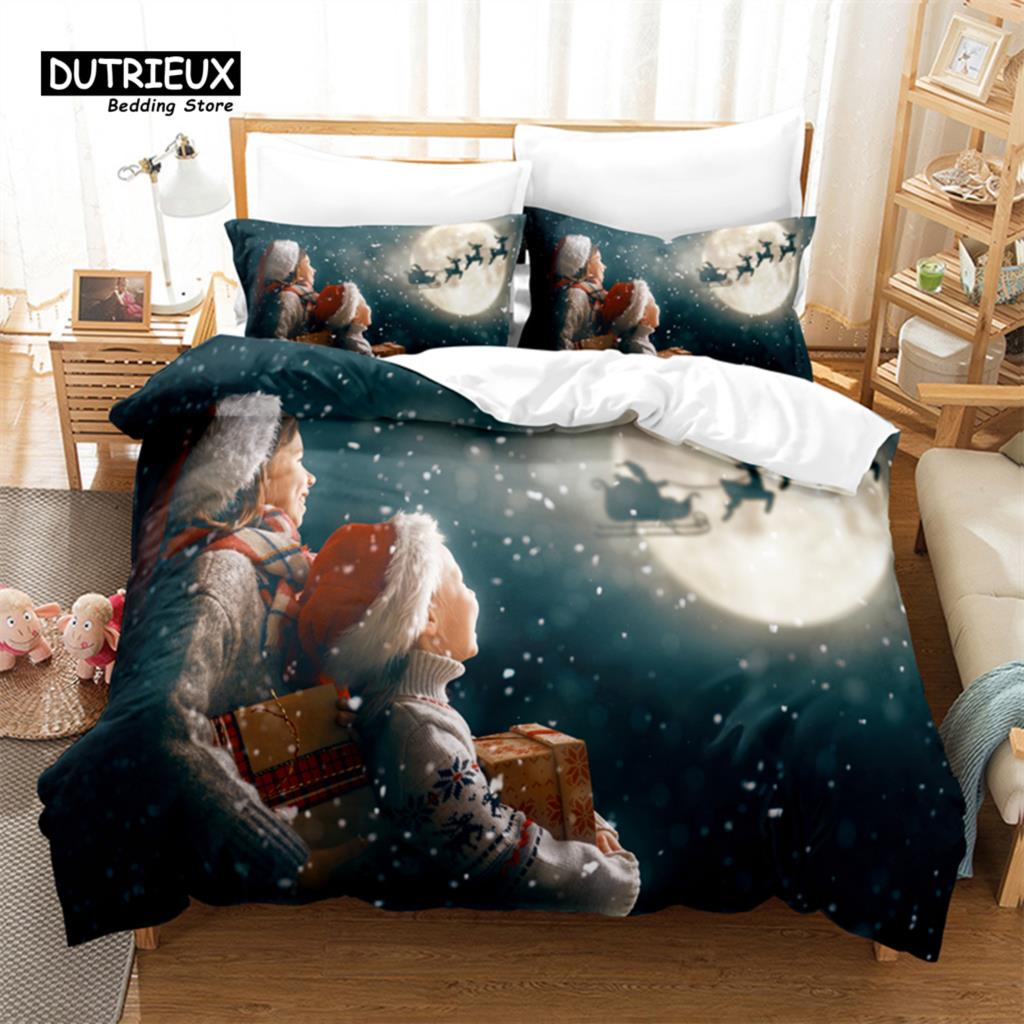 

Комплект постельного белья с цифровой печатью, Комплект пододеяльника, 3D постельное белье, Лен, Размер Queen, Модный дизайн EU single(135x200cm)