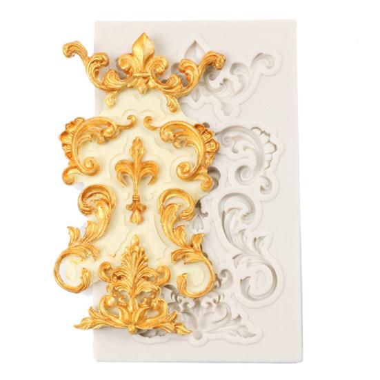 Geprägte Silikon Fondantform Kuchen Schokolade Paste Backform Dekorationswerkzeug