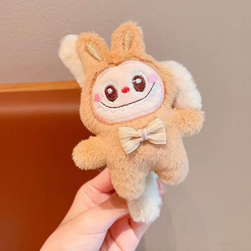 StellaLou Cartoon Plüsch-Griffspange - Niedliche Hai-Klammer für Herbst-/Winter-Duttfrisuren